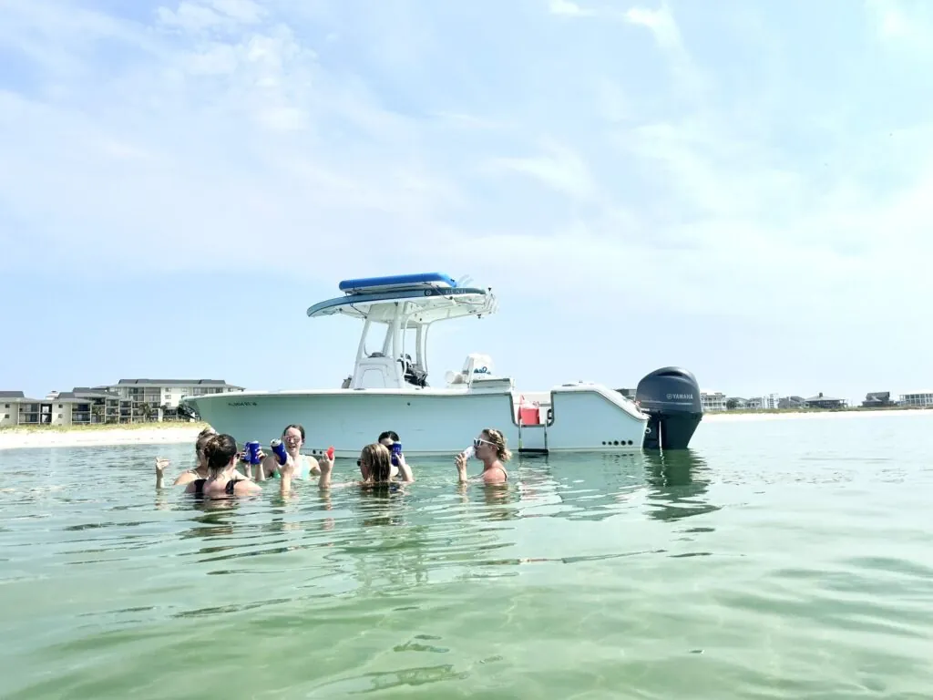Orange Beach island sandbar tour